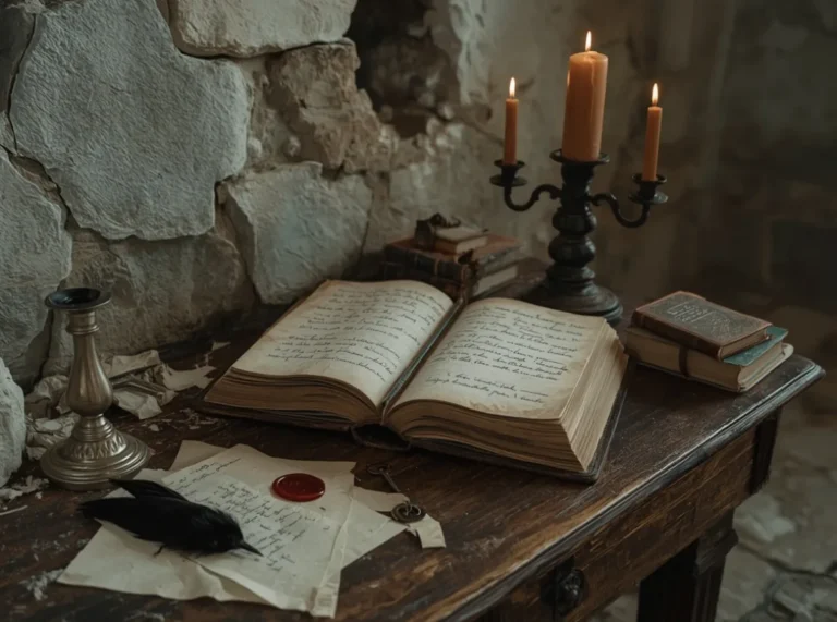 Gothic names on an old stone ledger