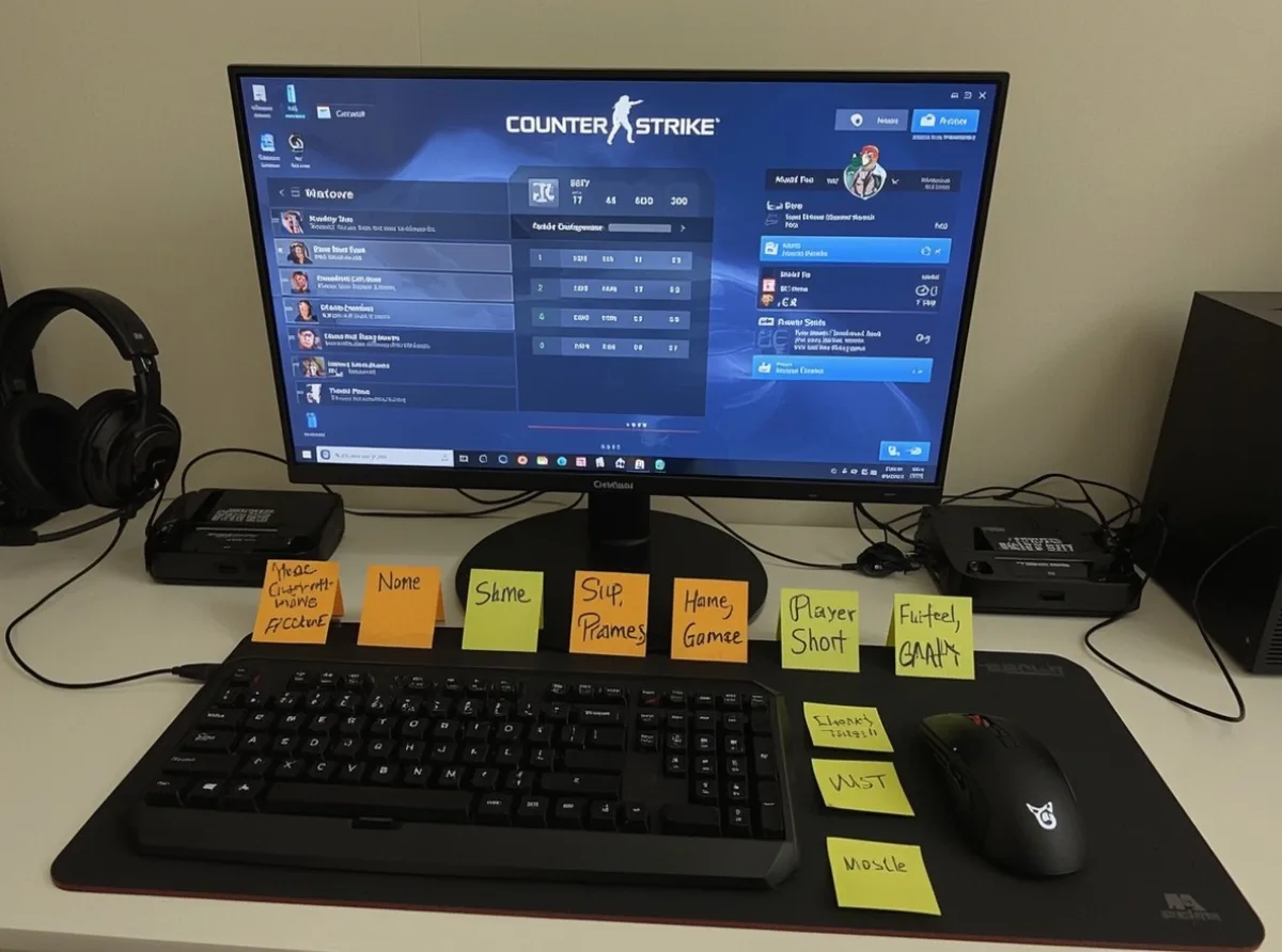 CS2 name ideas on a scoreboard