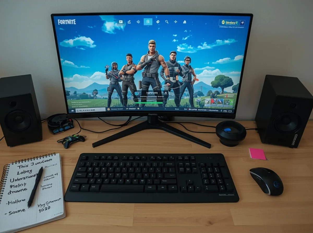 Fortnite username ideas on a game screen