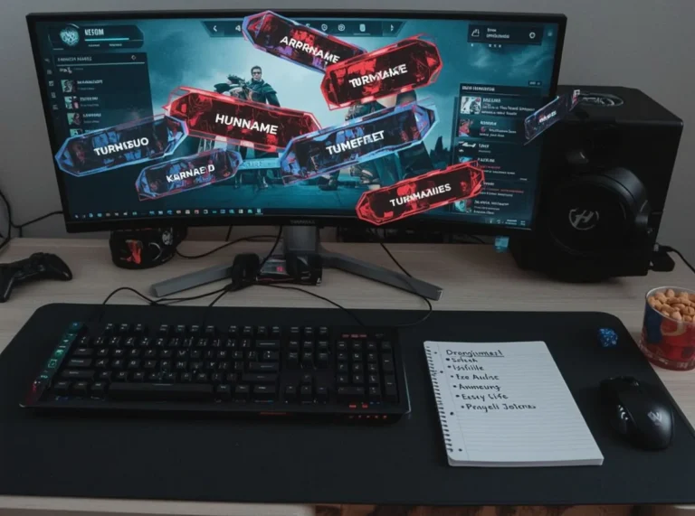 Dirty gamer name ideas on glowing game tags