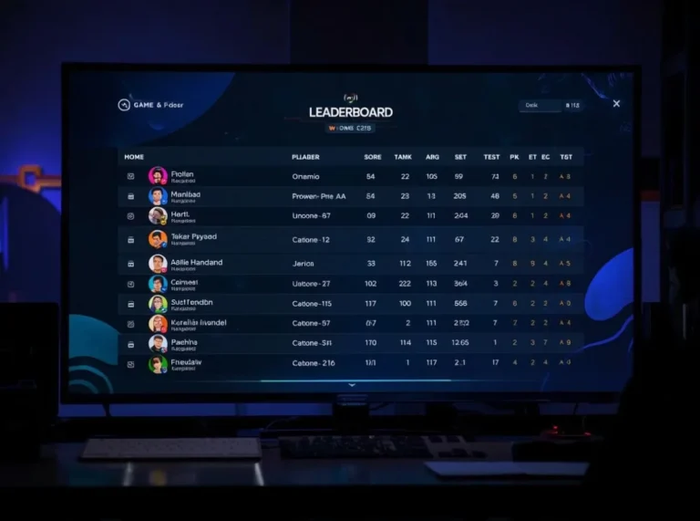 Clean gamer names on a leaderboard screen