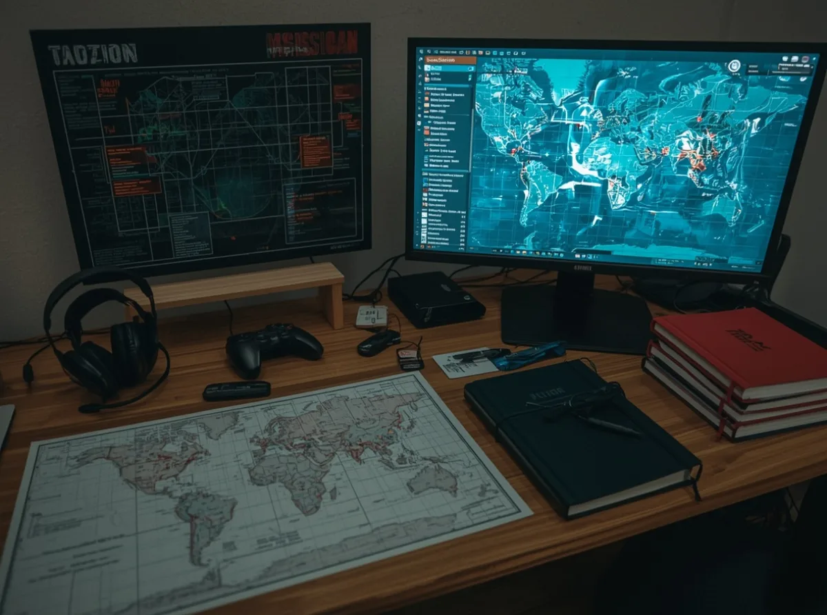 Tactical gamer tag concepts on mission board