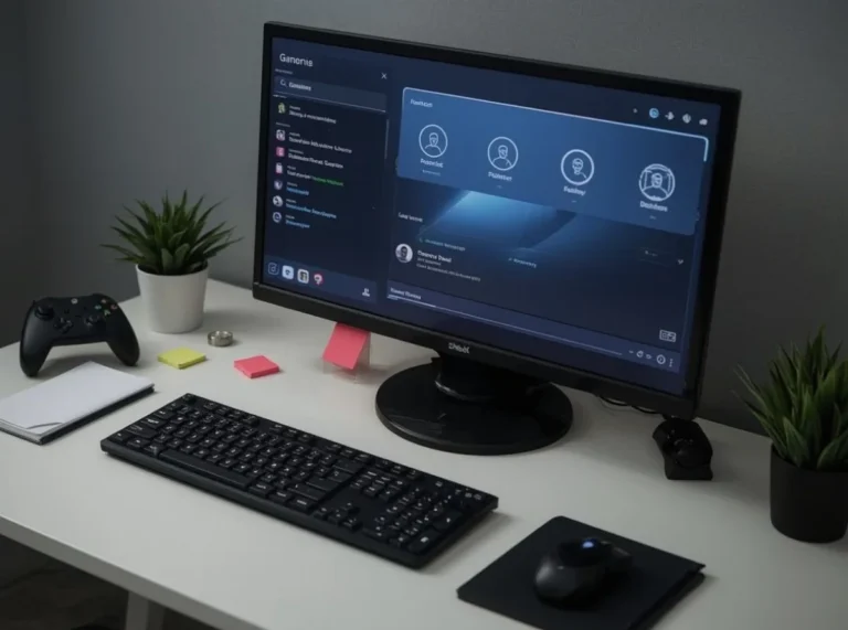 Clean gamer tags on a screen