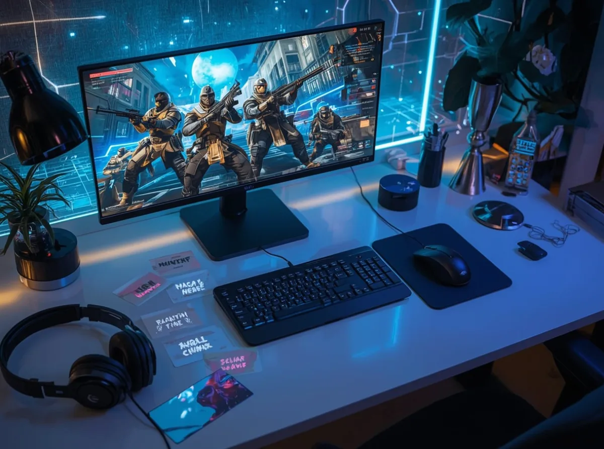 Hero energy gaming names concept